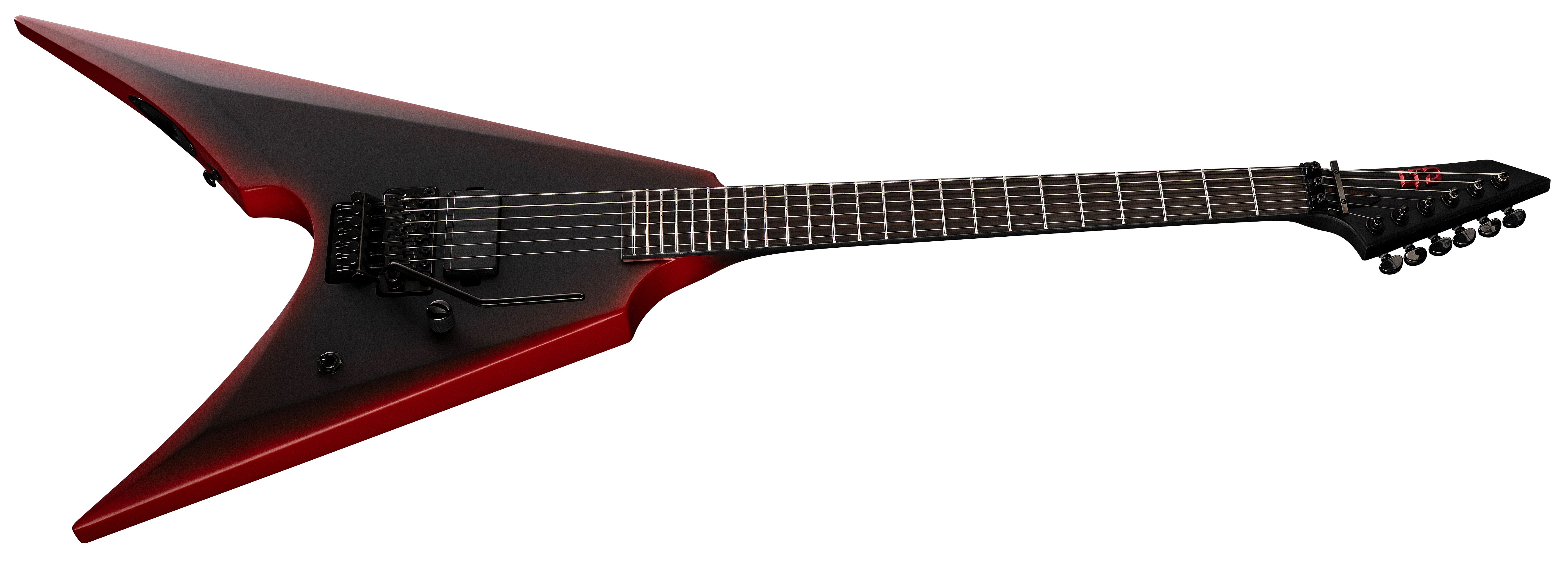Arrow Black Metal II Black Red Burst Satin E-Gitarre